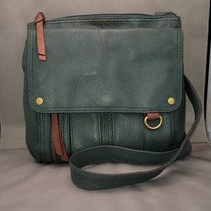 Fossil Morgan Traveler Crossbody Bag - Green